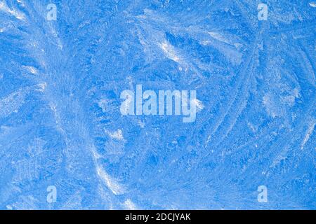 Ice pattern on a window Stock Photo