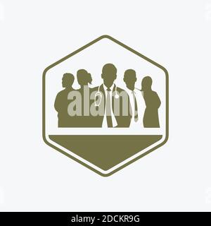Medical team design illustration vector eps format , suitable for your design needs, logo, illustration, animation, etc. Stock Vector