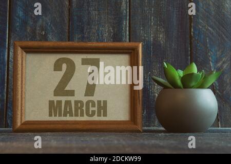 March 12nd. Day 12 of month, Calendar date. Close-Up Blank Yellow paper  reminder sticky note on White Background. Spring month, day of the year  concep Stock Photo - Alamy