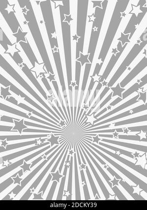 Sunlight vertical background. Shining silver grey color