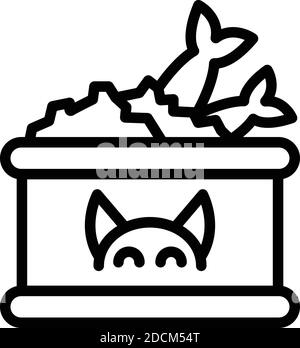 Web line icon. Silhouette of cats; cat Stock Vector Image & Art