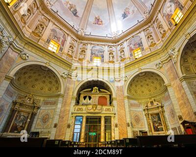 Interior of the Basilica of Santa Margherita di Montefiascone (Italy) Stock Photo