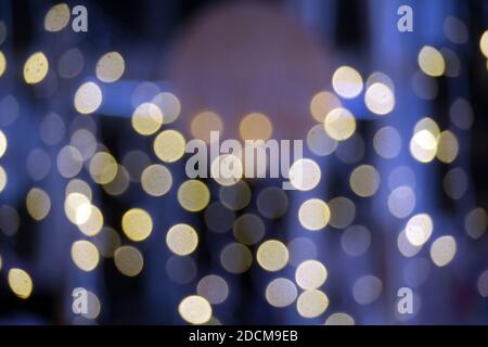 Bokeh background. abstract colorful background. Texture design, bright poster, banner background. Technology wallpaper. Stock Photo