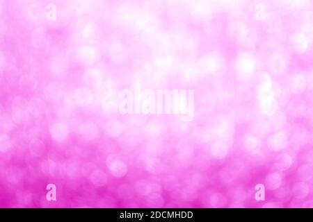 Abstract Pink bokeh, Love background Stock Photo