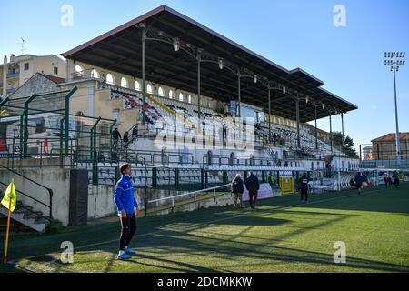 Vercelli Italy. 22nd Nov 2020. View of the main grandstand before