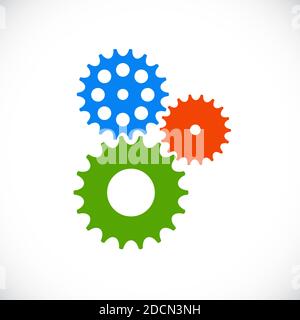 Teamwork Flat Icon Stock Photo - Alamy