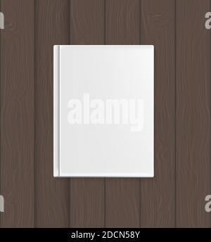 Empty Book Cover Template for Your Text or Images. Illustration Stock Photo