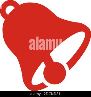 Bell ringing icon grey vector illustration pictogram flat design Stock Vector