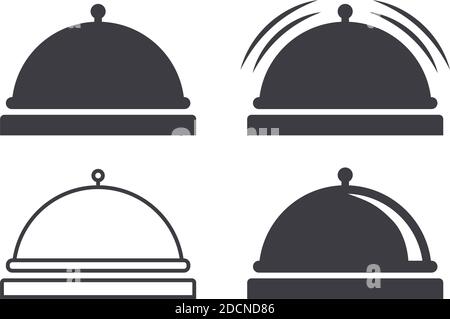Reception service bell icons vector illustration pictogram Stock Vector