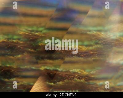 abstract prismatic light with layered refraction texture Stock Photo