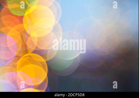 Christmas lights defocused Stock Photo