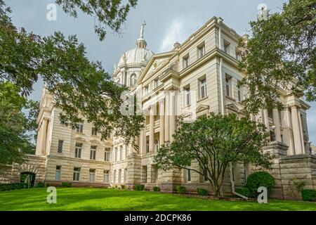 Texas, Waco, McLennan County Courthouse built 1901-02 Stock Photo