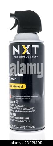 Winneconne, WI -9 November 2020:  A package of NXT technologies can air on an isolated background. Stock Photo