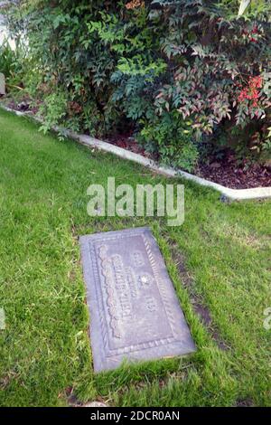 Los Angeles, California, USA 17th November 2020 A general view of atmosphere of comedian/actor Phil Silvers Grave at Mount Sinai Cemetery Hollywood Hills on November 17, 2020 in Los Angeles, California, USA. Photo by Barry King/Alamy Stock Photo Stock Photo