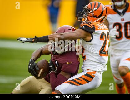 Cincinnati Bengals cornerback William Jackson (22) after an NFL football  preseason game between the Indianapolis Colts and the Cincinnati Bengals at  Paul Brown Stadium in Cincinnati, OH. Adam Lacy/CSM Stock Photo 