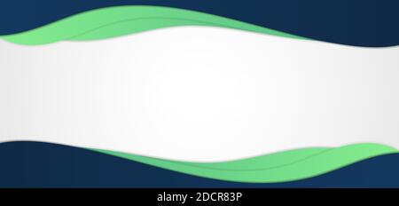 Fluid frame curve shape flow overlap layer design with space. vector illustration. Stock Vector