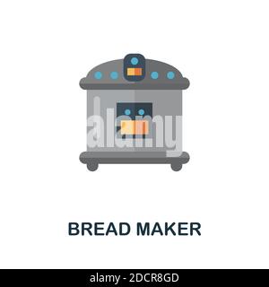Bread Maker icon. Simple element from kitchen appliances collection. Creative Bread Maker icon for web design, templates, infographics and more Stock Vector
