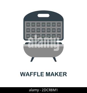 Waffle Maker icon. Simple element from kitchen appliances collection. Creative Waffle Maker icon for web design, templates, infographics and more Stock Vector
