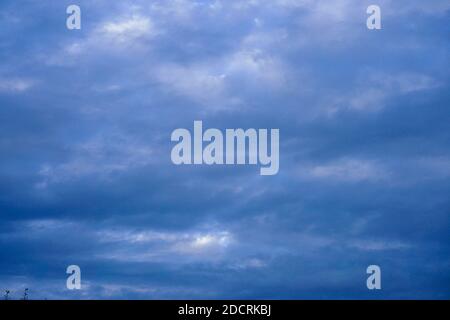 Dramatic cloudy sky Stock Photo