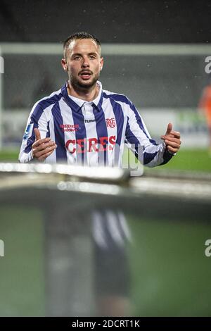 Aarhus, Denmark. 22nd Nov, 2020. Casper Hojer Nielsen (3) of AGF seen during the 3F Superliga match between Aarhus GF and FC Midtjylland at Ceres Park in Aarhus. (Photo Credit: Gonzales Photo/Alamy Live News Stock Photo