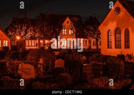 The Holm, traditional living quarters of fishermen, town of Schleswig, Schlei area, Baltic Sea, Schleswig-Holstein, North Germany, Central Europe Stock Photo