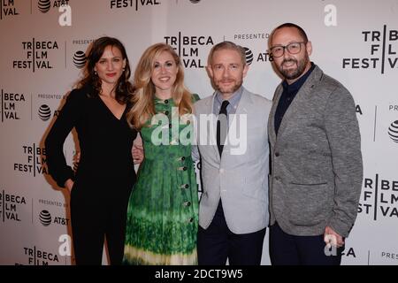 Kristina Ceyton, Yolanda Ramke, Martin Freeman, Ben Howling attend the screening of the movie Cargo during the 2018 Tribeca Film Festival at SVA Theatre in New York City, NY, USA on April 19, 2018. Photo by Julien Reynaud/APS-Medias/ABACAPRESS.COM Stock Photo