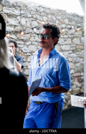Fashion designer Haider Ackermann (President of the jury) at 33rd International Festival of Fashion and Photography held at Villa Noailles, in Hyeres, France, on April 28, 2018. Photo by Marie-Paola Bertrand-Hillion/ABACAPRESS.COM Stock Photo