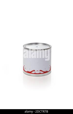 Paint bucket isolated on white background Stock Photo