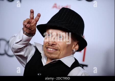 File photo - 'Verne Troyer attends the premiere of ''The Imaginarium of Doctor Parnassus'' during AFI FEST 2009. Los Angeles, California on November 2, 2009. Verne Troyer, who is best known for playing Mini-Me in the Austin Powers films, has died at the age of 49. Troyer, who was 81cm tall, also played Griphook in the first Harry Potter film. Photo by Lionel Hahn/ABACAPRESS.COM (Pictured: Verne Troyer)' Stock Photo