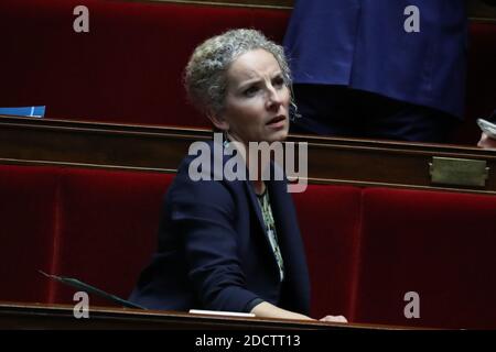 Delphine Bathol during the Questions to the government session in the National Assembly, Paris, France on January 31st, 2018 Photo by Henri Szwarc/ABACAPRESS.COM Stock Photo