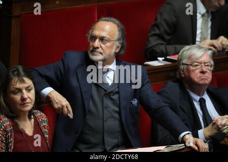 Olivier Dassault during the Questions to the government session in the National Assembly, Paris, France on January 31st, 2018 Photo by Henri Szwarc/ABACAPRESS.COM Stock Photo