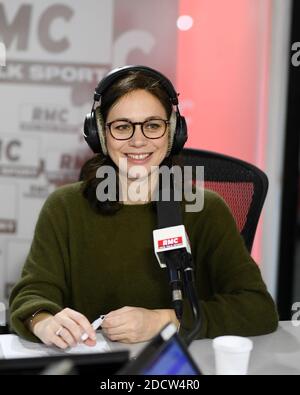 Exclusive - Nathalie Pechalat on RMC Sport in Paris, France on February 5, 2018. Photo by Laurent Zabulon/ABACAPRESS.COM Stock Photo