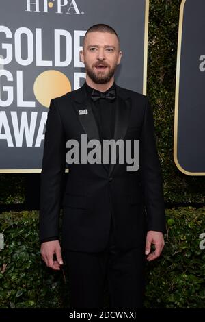 Justin Timberlake attending the 75th Annual Golden Globes Awards held at the Beverly Hilton in Beverly Hills, in Los Angeles, CA, USA on January 7, 2018. Photo by Lionel Hahn/ABACAPRESS.COM Stock Photo