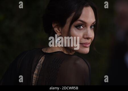 Anjelina Jolie attending the 75th Annual Golden Globes Awards held at