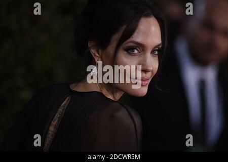 Anjelina Jolie attending the 75th Annual Golden Globes Awards held at