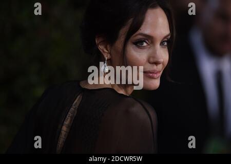 Anjelina Jolie attending the 75th Annual Golden Globes Awards held at
