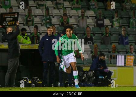 Yeovil Town FC versus Hartlepool United National League Vanarama , Yeovil , Somerset ,  ,Alfie Lloyd debut  home win, Huish Park, Stock Photo