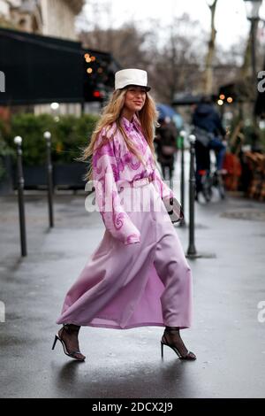 Street Style Emili Sindlev Arriving Ganni Editorial Stock Photo - Stock  Image
