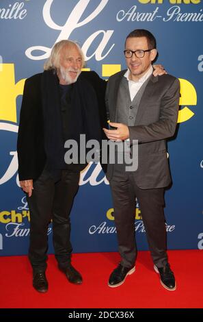 Pierre Richard and Dany Boon lors de la Premiere de 'La Ch'tite Famille', au Gaumont Opera a Paris, France le 14 Fevrier 2018. Photo by Jerome Domine/ABACAPRESS.COM Stock Photo