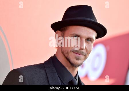 Gustaf Skarsgard attends the Los Angeles Season 2 premiere of the HBO Drama Series Westworld At The Cinerama Dome on April 16, 2018 in Los Angeles, CA, USA. Photo by Lionel Hahn/ABACAPRESS.COM Stock Photo