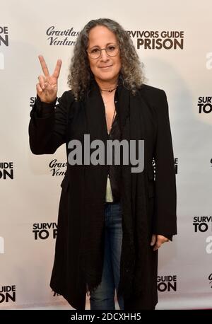 Gina Belafonte attends the Survivors Guide to Prison premiere at The Landmark Theatre on February 20, 2018 in Los Angeles, CA, USA. Photo by Lionel Hahn/AbacaPress.com Stock Photo