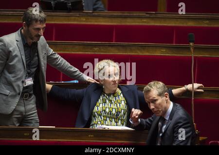 Delphine Batho during a session of questions to the government on February 21, 2018 at the French National Assembly in Paris, France. Photo by Eliot Blondet/ABACAPRESS.COM Stock Photo