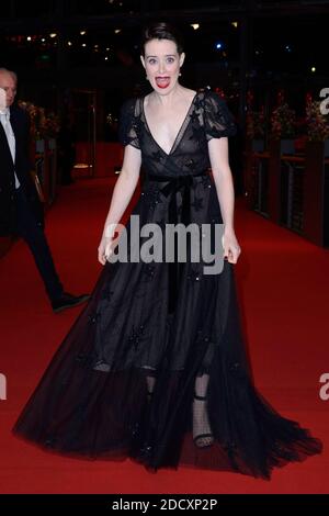 Claire Foy attending Unsane Premiere during the 68th Berlin International Film Festival (Berlinale) in Berlin, Germany on February 21, 2018. Photo by Aurore Marechal/ABACAPRESS.COM Stock Photo