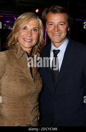 Michele Laroque et son compagnon Francois Baroin lors de l after