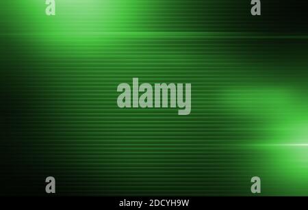 Green Stripes Background with Light Spot Elements. Abstract Green Backdrop Stock Photo