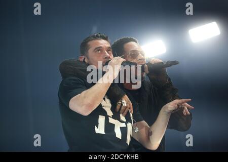 Ntm Rappers Rappers Joey Starr and Kool Shen of NTM perform at AccorHotels Arena in ...