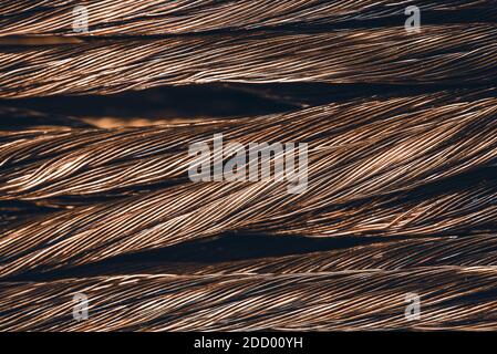 Copper raw concept industry  production and heavy metallurgical Stock Photo
