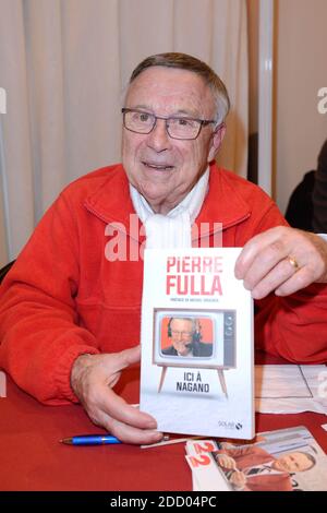 Pierre Fulla attending the Paris Book Fair 2018 (Salon du Livre 2018) at the Parc des Expositions in Paris, France, on march 16, 2018. Photo by Aurore Marechal/ABACAPRESS.COM Stock Photo