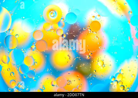 background, multicolored balls, blur, texture, heterogeneous color Stock Photo