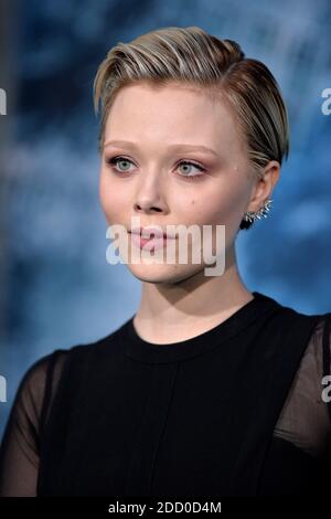 Ivanna Sakhno attends the Pacific Rim Uprising global premiere at the